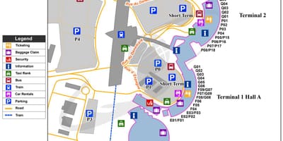Lyon francie mapa letiště