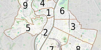 Mapa Lyon okolí