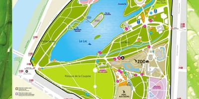 Mapa Lyon zahrada